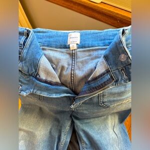 Colette cropped wide leg high rise jeans from Anthropologie